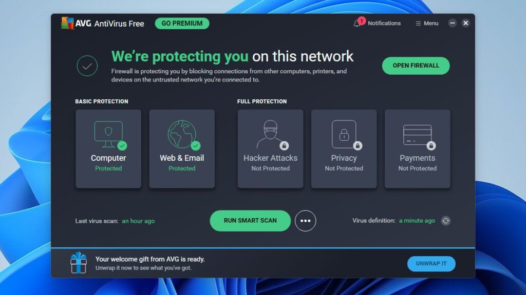 Phần mềm AVG AntiVirus Free