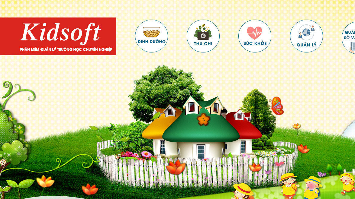Phần mềm dinh dưỡng mầm non Kidsoft 