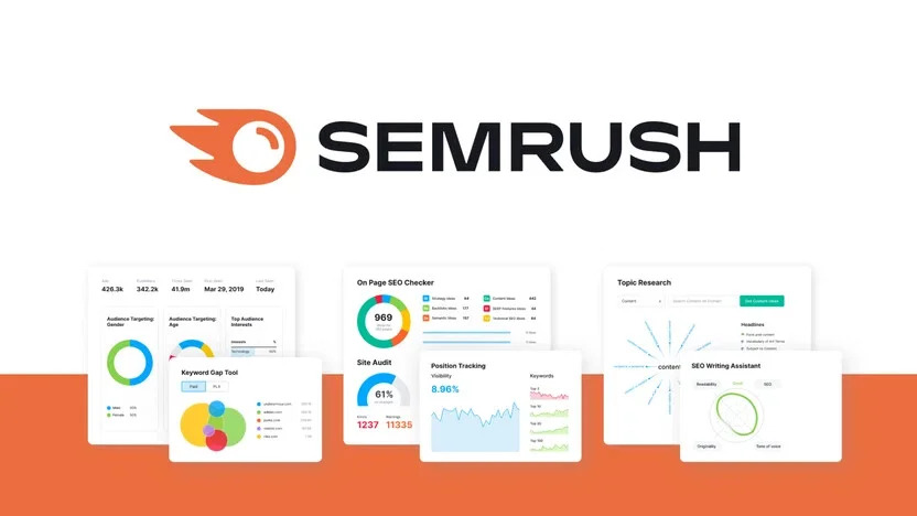 Phần mềm SEO web Semrush