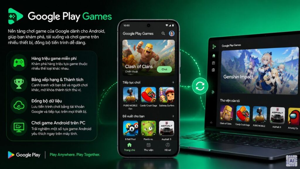 Google Play Games trên PC: Lựa chọn chính thức cho game được hỗ trợ