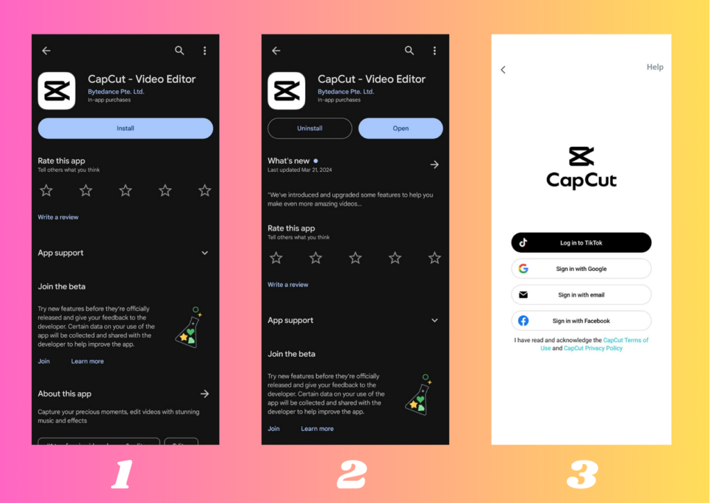 Hướng dẫn tải và cài đặt CapCut APK cho Android 2026