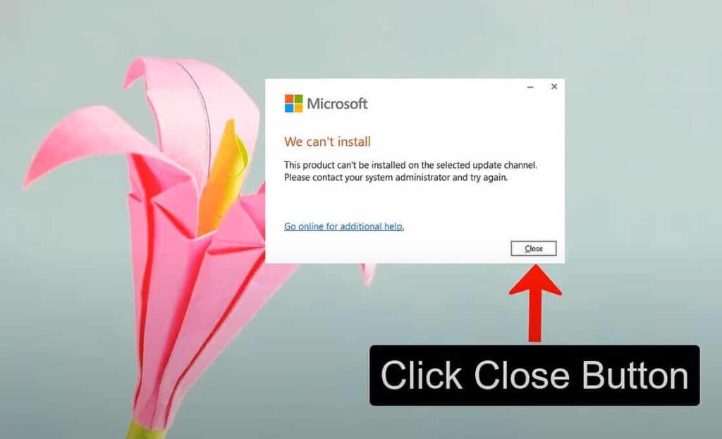 Những lỗi thường gặp khi tải và cài đặt Microsoft Office