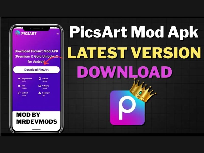 Một số lưu ý khi tìm kiếm Picsart MOD APK