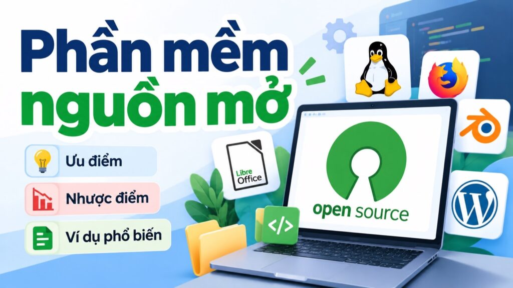 Phần mềm nguồn mở là gì? Ưu nhược điểm và ví dụ phổ biến