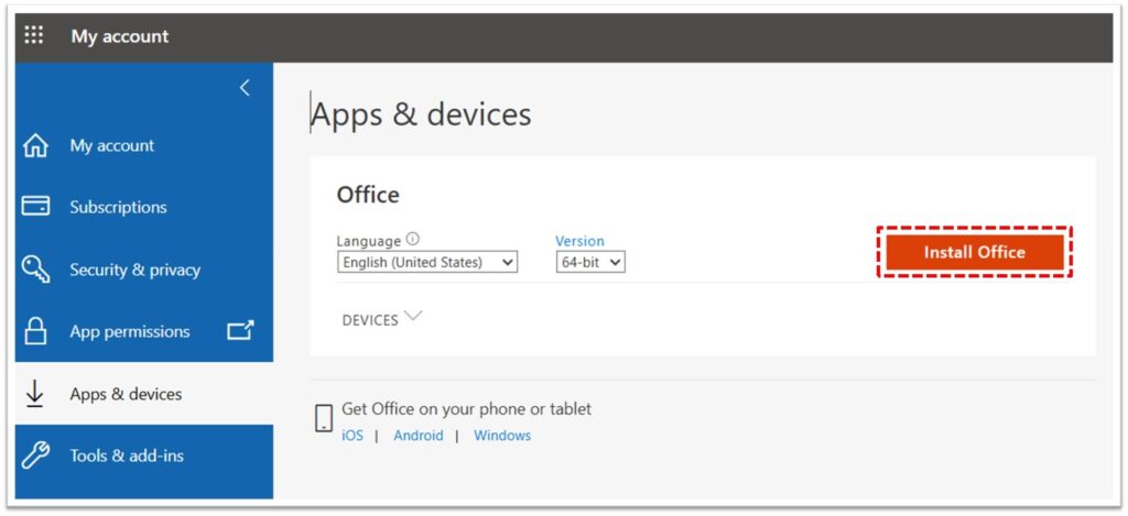 Hướng dẫn tải Microsoft Office 365 trên máy tính Windows